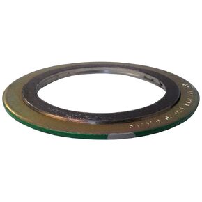 Sterling Seal and Supply , Inc. API 601 90001250316GR300 Green Band with Gray Stripe 316LSS/Graphite Spiral Wound Gasket, -150 to 842 Degrees Fahrenheit Temperature Range, 1.88" ID, 3.25" OD, for 1-1/4" Pipe Size
