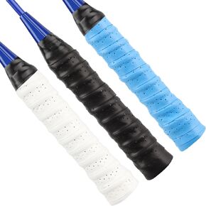 3Packs Tennis Racket Grips Tape, Pickleball Paddle Grip Tape, Squash Badminton Racquet Overgrip Tape Soft Tennis Badminton Racket Overgrip