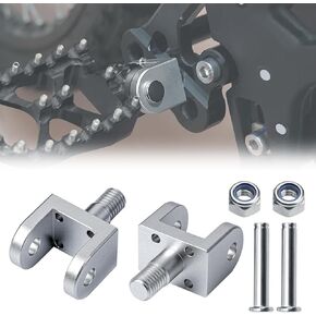 2pcs Foot Pegs Hoder for Sur Ron Light Bee X and S Segway X160 X260 Honda CRF150F 03-19 CRF230F 03-19,CNC Aluminum Anti-rust Durable Foot Peg Clamps,Widen and Thicken Foot Peg Bracket