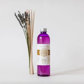 Fir & Lavender Essential Oil Reed Diffuser Refill — Natural Aromatherapy Essential Oil for Reed Diffusers — Essential Oils for Diffusers, Home & SPA by Victoria's Lavender — Up to 1 Year Supply, 8oz