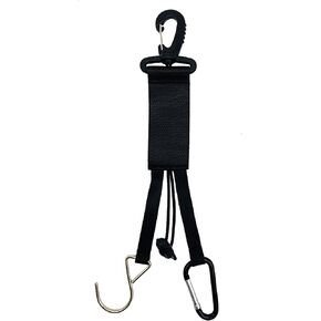 Wanty Fence Hooks - Multipurpose Hang-Tough Hooks - The Dugout Organizer, for Baseball/Softball Equipment, Bat Bags, Tennis Bags, Water Bottle, Camping, Ect.