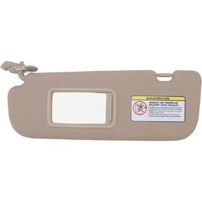 Aramox Car Sun, Car Sun Visor 852103X000TX Beige Interior Sunshade Sun Replacement for Hyundai Elantra 2011?2015(Left)
