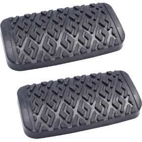 2 pcs/set Black SHLPDFM Brake Pedal Pad Cover 47121-12020 47121-01020 Compatible with Toyota Tercel Corolla MR2 Paseo Matrix Automatic Transmissions Only