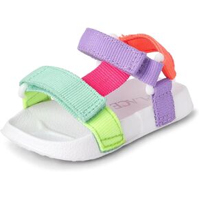 The Children's Place Baby-Girl's and Newborn Sporty Sandal with Adjustable Straps