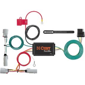 Curt Manufacturing 56021 Vehicle-Side Custom 4-Pin Trailer Wiring Harness,Fits Select Nissan Versa ,Black