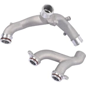 Aluminum Engine Coolant Pipes For Land Rover LR4 2014-2016,Thermostat Top Crossover Manifold Fits for 2010-2019 Jaguar XJ Part Number LR090630 LR092992 LR075991 AJ813917 C2Z28536 AJ811340