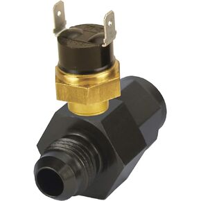Derale 35020 -6AN x -6AN Premium 180 Degree In-Line Fluid Thermostat