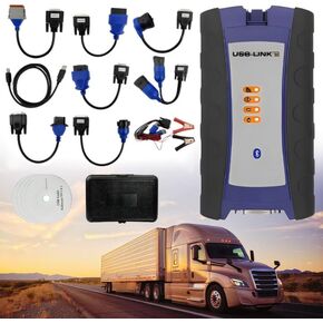 124032 أداة ماسح ضوئي تشخيصي متوافقة مع Nexiq USB Link 2، أداة تشخيص الماسح الضوئي لحفارة الشاحنات العالمية من Nexiq لـ Nexiq USB Link 2 محول واجهة بلوتوث للشاحنة الثقيلة in Kuwait