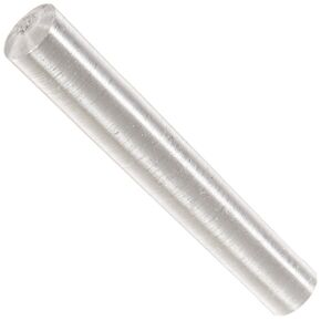 Small Parts Steel Taper Pin, Plain Finish, Meets ASME B18.8.2, Standard Tolerance, #6 Pin Size, 0.341" Large End Diameter, 0.299" Small End Diameter, 2" Length (Pack of 10)