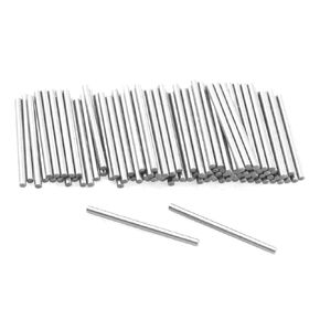 Unifizz 100Pcs 2 x 22mm Dowel Pin 304 Stainless Steel Shelf Pegs Support Shelves Silver Tone