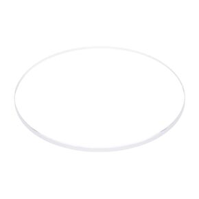 Watch Clear Crystal Lens Glass 35mm Dia. 1.5mm Thick Round Flat Mineral High Transmittance Watch Glass Replacement Part for Watchmaker Repair