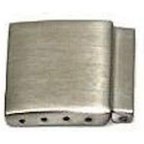 20MM Silver Stainless Steel Watch Band Clasp Bracelet Extender