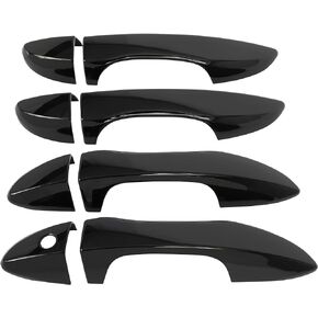 OCPTY 4PCS Door Handle Covers for 2014-2019 for Toyota Corolla Exterior Driver Side & Passenger Side Car Door Handle Covers Trim Kit Black