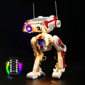 BrickBling LED Light Kit for Lego BD-1 75335, Creative Lighting Compatible with Lego BD1-Remote Control Verion (Not Included The Model)