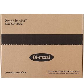 Imachinist S1311234812 M42 131-1/2 بوصة طويلة، 3/4 بوصة عريضة قطع معدنية ثنائية المعدن شفرات منشار أسنان متغيرة (8/12TPI)