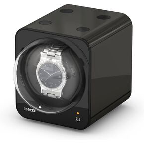 Boxy Fancy Brick Watch Winder Add on Without Adapter Iron Gray