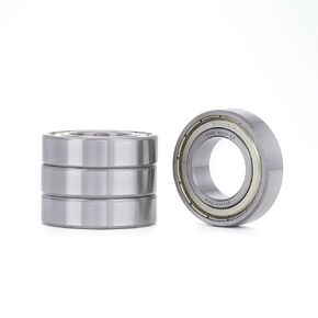 XiKe 4 Pcs 6005ZZ Skateboard Bearings,Double Metal Seal Bearings 25x47x12mm, Deep Groove Ball Bearings.