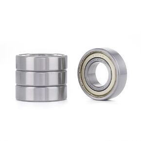 XiKe 4 Pcs 6005ZZ Skateboard Bearings,Double Metal Seal Bearings 25x47x12mm, Deep Groove Ball Bearings.