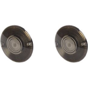 4 قطع مدخنة 3 1/4 بوصة عدسة إشارة الانعطاف المسطحة متوافقة مع Harley Touring Road King Road Glide Heritage Softail Electra Glide Ultra Limited in Kuwait