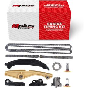 Mplus Engine Timing Chain Kit Compatible with 2011-2014 for Ford F-150 3.7L | 2011-2013 for Ford Mustang 3.7L | 2011-2012 for Ford Explorer 3.5L V6 DOHC and More