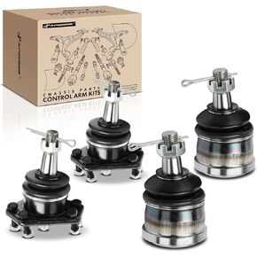 A-Premium Set of 4, Front Upper & Lower Ball Joints Kit, Compatible with Chevrolet Blazer 95-05, S10 Blazer 83-94, S10 83-03, GMC S15 84-90, S15 Jimmy 84-91, Jimmy 98-01, Sonoma 91-03, Isuzu Hombre