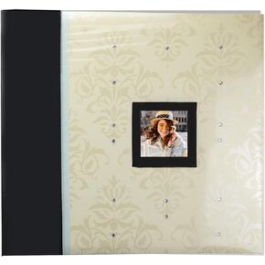Photo Album 12x12 Inch Scrapbook with 10 Pockets Pages for Family Baby Wedding Photos