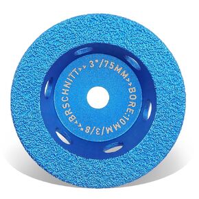 3 inch Diamond Grinding Wheel - Diamond Profile Wheel Grinding for Granite,Porcelain,Ceramic Tile,Marble.