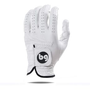 BG Bender Golf Glove | Wear On Left | (White, Mens ML)