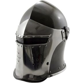 Medieval Barbuta Helmet | Viking Helmet Armor With Solid Steel and Inner Leather For Cosplay