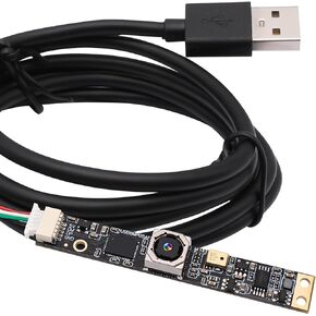 8mp Auto Focus USB Camera with Microphone Mini PC Camera for Computer 4K lightburn Camera for Laser Engraver Mini Strip Webcam Board CCTV USB Surveillance Camera for Raspberry Pi Laptop