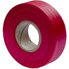 FLAGGING TAPE - RED 300' x 1 3/16" - (12/PKG)