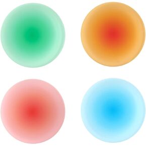 Drink Coasters Colorful Acrylic Coaster Set 4 Pcs , 3.8 Inch Round Non-Slip Table Coasters Coasters for Coffee Table