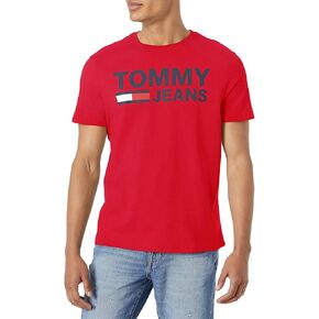 Tommy Hilfiger Men's Short Sleeve Tommy Jeans Logo T-Shirt