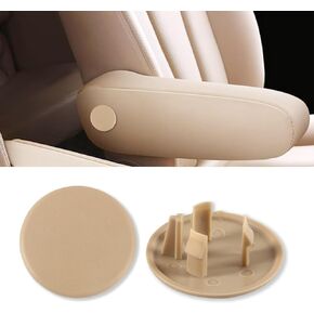 2PCS Armrest Cover Cap, Left or Right Rear Bucket Seat Handle Trim Bolt 15279689 15279692, Left or Right Armrest Handle Trim Bolt Rear Seat Cover Cap Suitable for Chevy GMC Cadillac