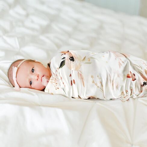 GRSSDER Reversible Baby Swaddle Blankets 2 Pack, Super Soft Jersey Knit Baby Quilt Blanket for Baby Boys, Stretchy Breathable Receiving Blankets 34 x 44 Extra Large for Swaddling, Sea Fish & Space in Saudi Arabia