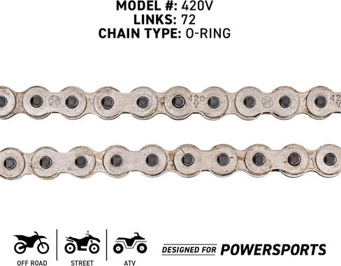 NICHE 420 Drive Chain 128 Links O-Ring with Connecting Master Link for Motorcycle ATV Dirt Bike in Saudi Arabia