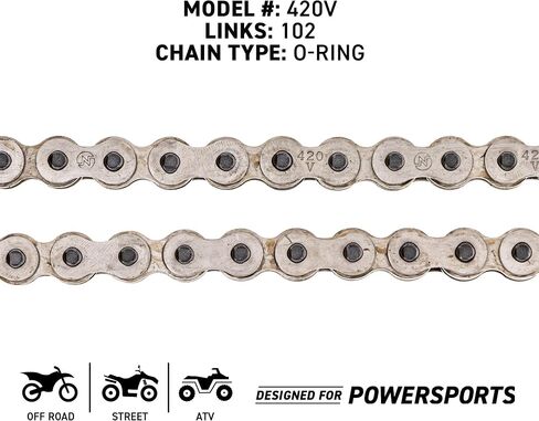 NICHE 420 Drive Chain 128 Links O-Ring with Connecting Master Link for Motorcycle ATV Dirt Bike in Saudi Arabia