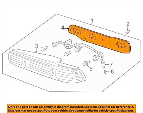 حشوات الضوء الخلفي متوافقة مع Honda 1994-2001 Acura Integra LS GSR Type R 2/3 حشوات الضوء الخلفي للباب EPDM 33503-ST7-A01/02 زوج واحد in Saudi Arabia