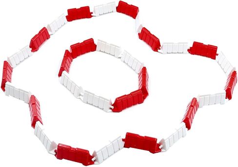 Hobby Fans 120 Pieces RC Car Racing Track Drift Runway Drift Field Fence for 1/14 1/16 1/18 1/24 1/28 Mini RC Car (Red+White) in Saudi Arabia
