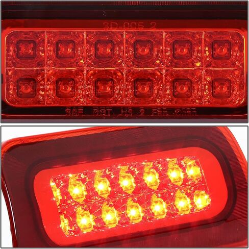 DNA MOTORING 3BL-GMCSON-LED-BK غطاء أسود LED مصباح فرامل خلفي ثالث [متوافق مع 94-03 S10 / Sonoma / 96-00 Hombre Standard Cab] in Saudi Arabia