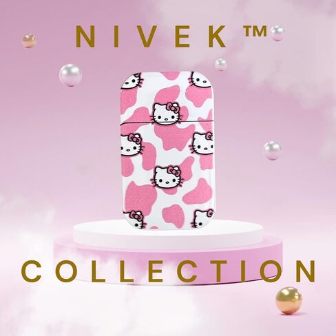 ولاعة NIVEK Kitty Lighter KT Cat Torch Lighter Pink Flame Pocket قابلة لإعادة الملء Kawaii لطيف مقاوم للرياح (قط، أرنب، ميلودي، ستيلا) (A2-Pink Kitty) in Kuwait