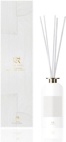 ESNA HOME Luxury Aromatherapy Diffuser Blue Agave & Wild Neroli | 3.5 Fl Oz 100ml Room Diffuser | Home Fragrance for Bedroom Bathroom Office | Scented Oil Reed Diffuser in Kuwait