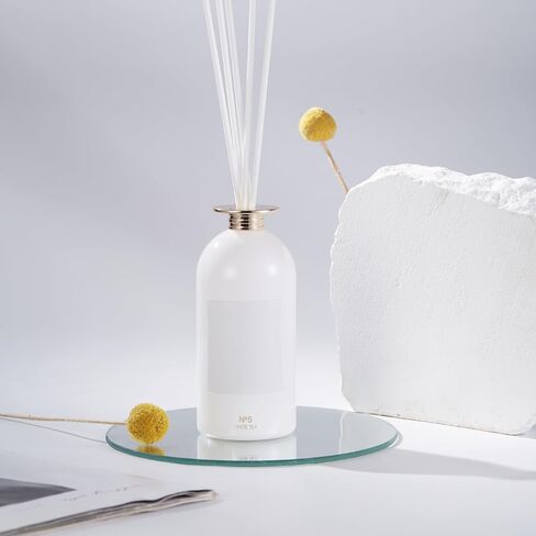 ESNA HOME Luxury Aromatherapy Diffuser Blue Agave & Wild Neroli | 3.5 Fl Oz 100ml Room Diffuser | Home Fragrance for Bedroom Bathroom Office | Scented Oil Reed Diffuser in Kuwait