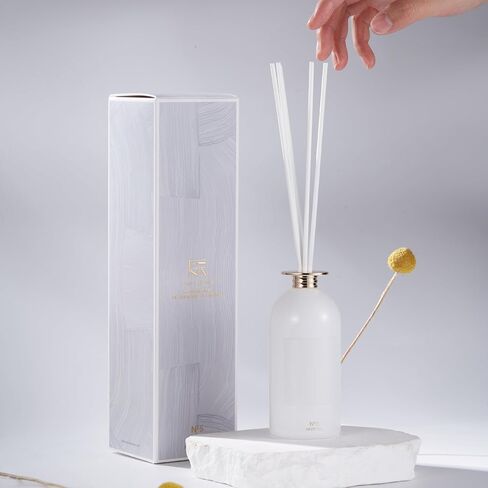 ESNA HOME Luxury Aromatherapy Diffuser Blue Agave & Wild Neroli | 3.5 Fl Oz 100ml Room Diffuser | Home Fragrance for Bedroom Bathroom Office | Scented Oil Reed Diffuser in Kuwait