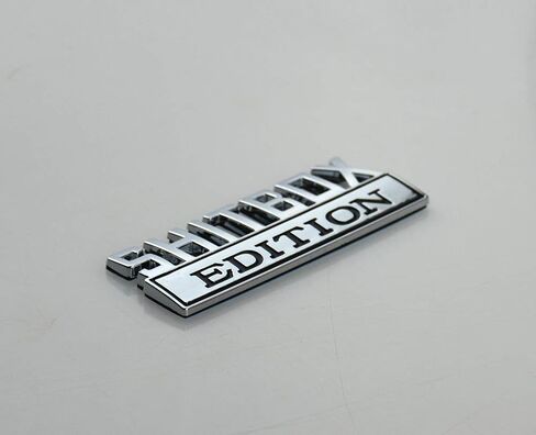 1x SHITBOX EDITION emblem 3D Fender Badge Decal Car Truck Replacement for Chevy Silverado 1500 2500 Chevrolet C10 C15 (Black Red) in Kuwait