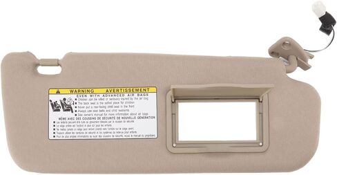 Sun Visor Assembly Car Sun Visor Car Inside Sun Visor With Makeup Mirror 852013K010QD Replacement for Hyundai Sonata 2006‑2008(Left) (Left) in Saudi Arabia