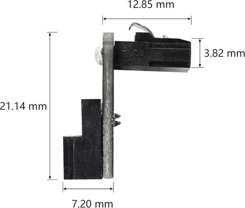 محول SATA 270 درجة من CERRXIAN، محول SATA 7Pin ذكر إلى أنثى بزاوية سفلية لأجهزة الكمبيوتر المكتبية الأم SSD HDD (أسفل/خلفي) (عبوتان) in Saudi Arabia