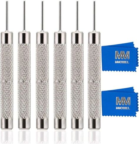 MMOBIEL 8 Pcs SIM Card Removal Tool Set for Smartphones 6 x Ejector Tool - 2 x Cleaning Cloth in Saudi Arabia