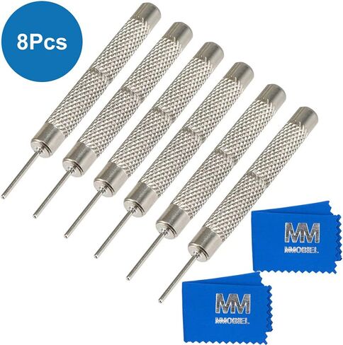 MMOBIEL 8 Pcs SIM Card Removal Tool Set for Smartphones 6 x Ejector Tool - 2 x Cleaning Cloth in Saudi Arabia