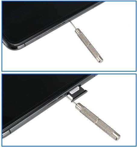 MMOBIEL 8 Pcs SIM Card Removal Tool Set for Smartphones 6 x Ejector Tool - 2 x Cleaning Cloth in Saudi Arabia